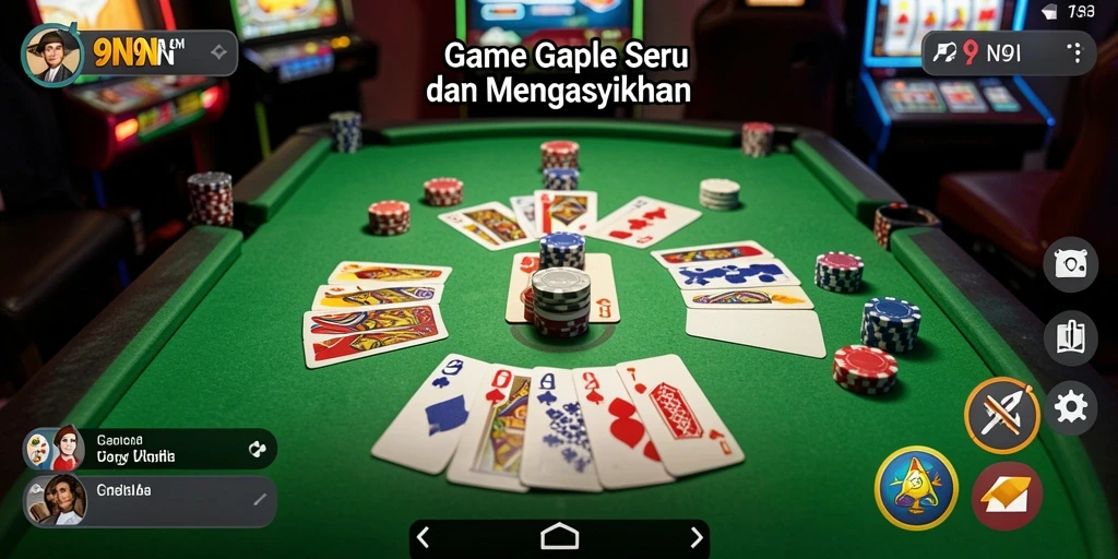Gameplay menarik dari permainan Gaple 9N9N.