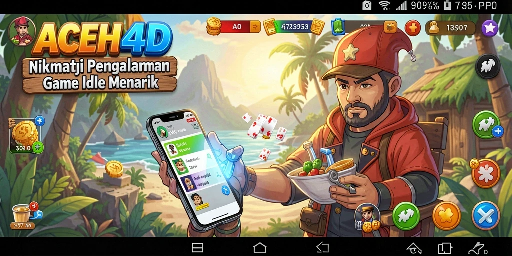 Tangkapan layar menarik dari gameplay santai ACEH4D.