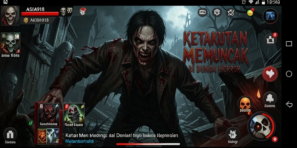 Gameplay menakutkan yang penuh ketegangan dan misteri.