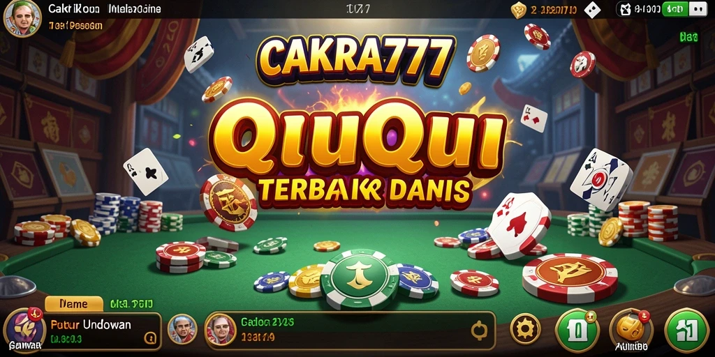 Tampilan gameplay menarik dari CAKRA777 QiuQiu.