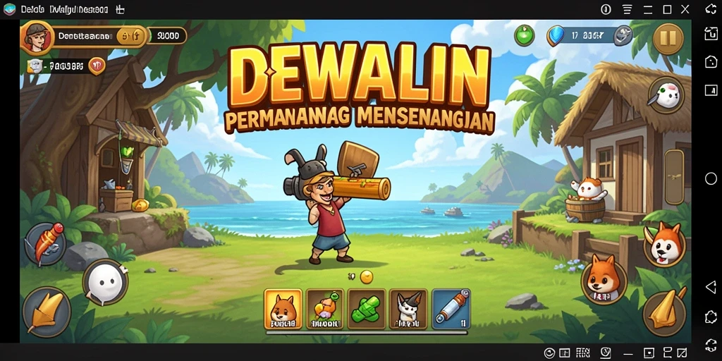 Tampilan gameplay DEWALIN yang menarik dan dinamis.