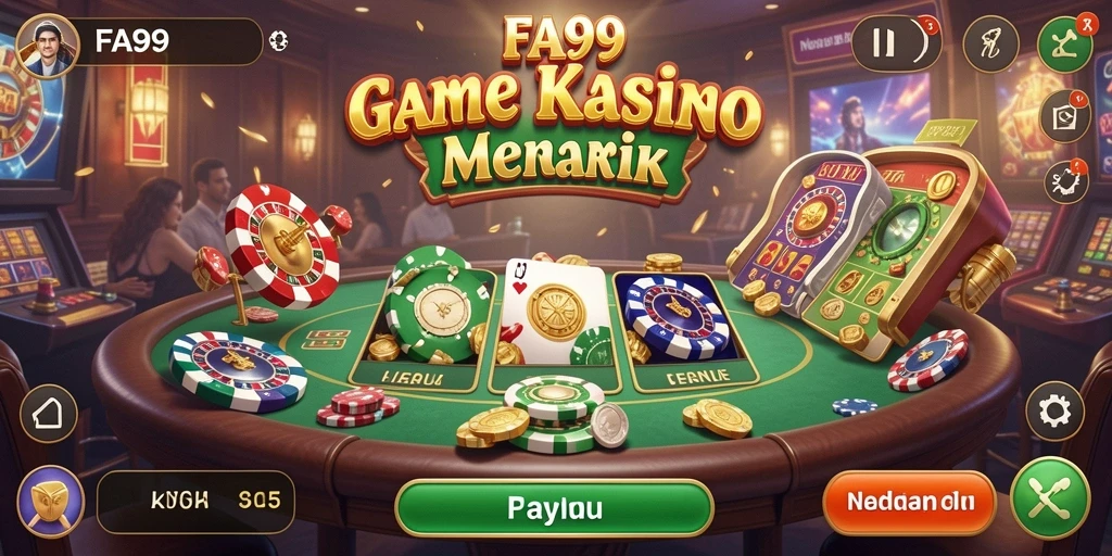 Tampilan menarik dari permainan kasino FA99 yang memikat.