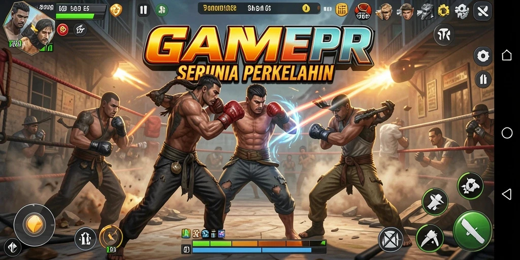 Tampilan mendebarkan dari pertempuran di GAMERP.