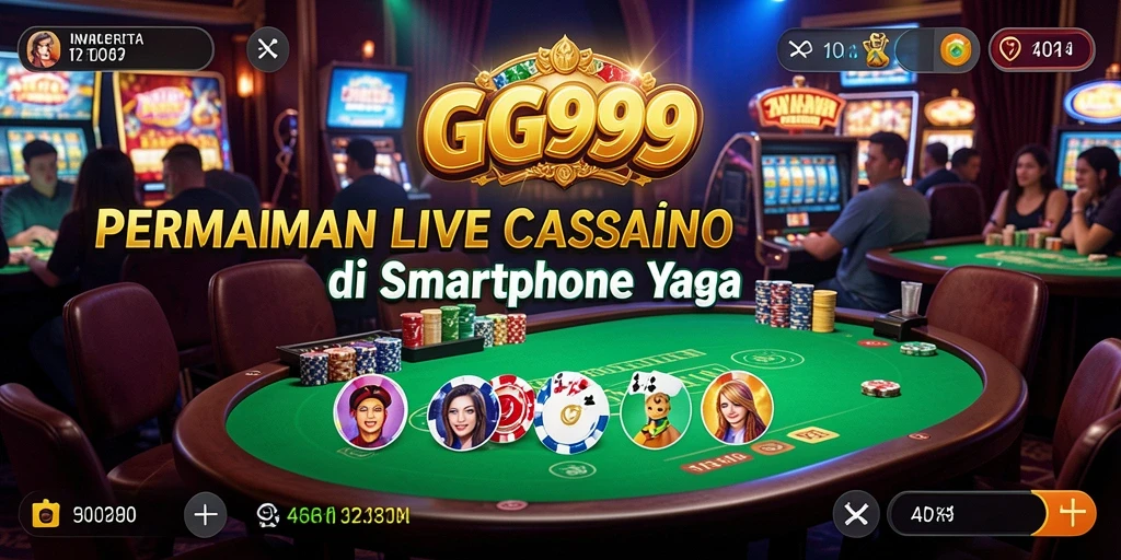 Tampilan gameplay Live Casino yang mengasyikkan dan interaktif