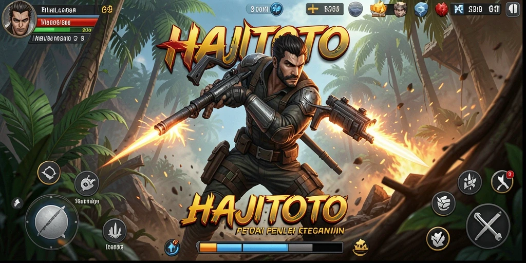 Tampilan gameplay seru HAJITOTO dengan aksi mendebarkan.