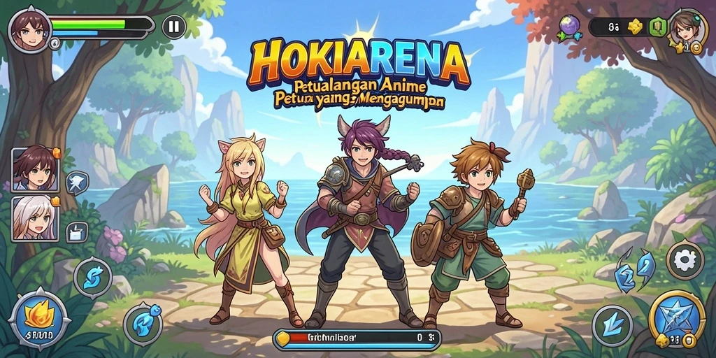 Tampilan seru dari gameplay HOKIARENA yang penuh aksi.