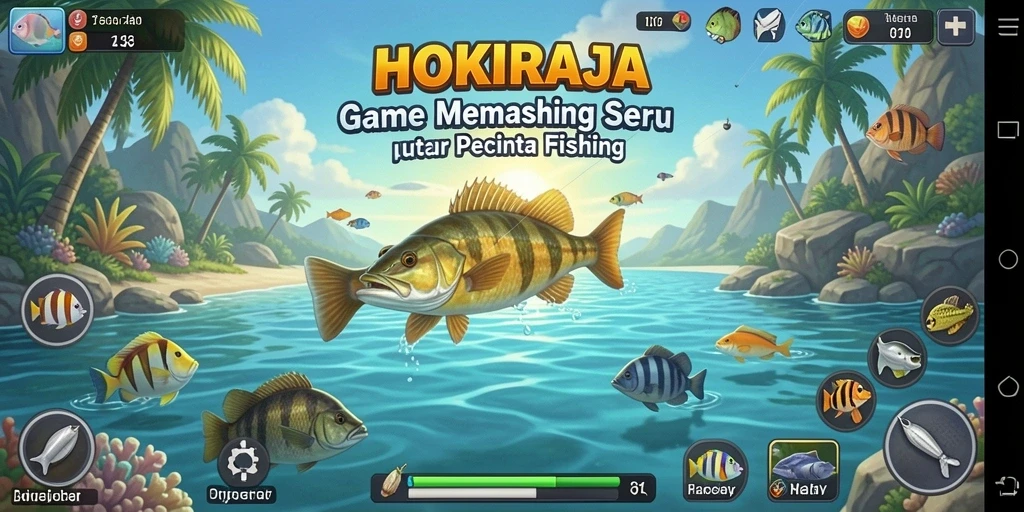 Tangkapan besar di HOKIRAJA dengan grafik memukau dan gameplay menarik.