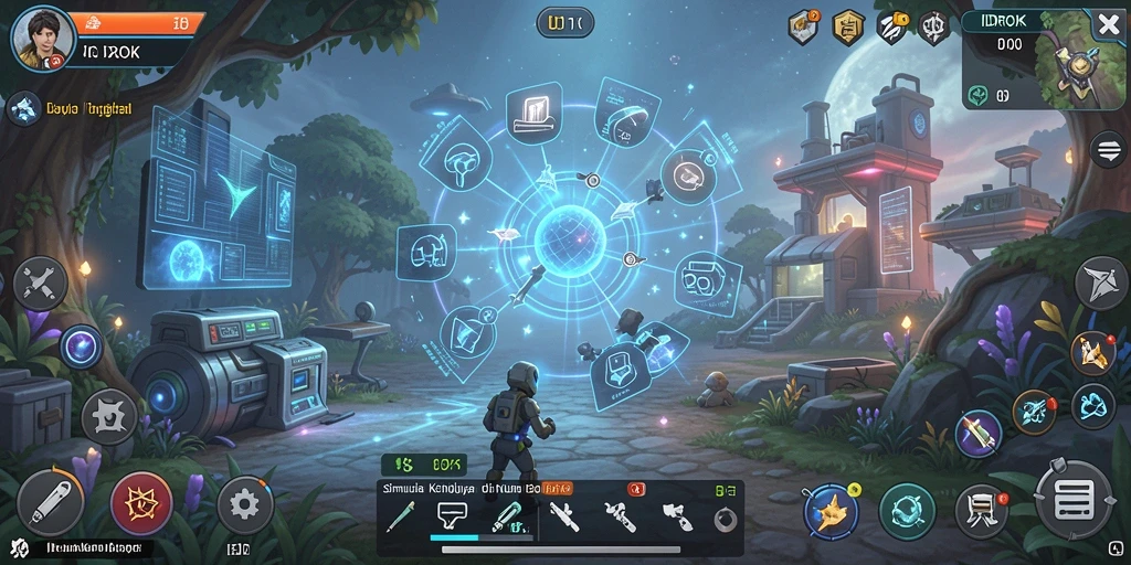 Tangkapan layar utama IDROK menampilkan interaksi sosial dalam gameplay Simulation.
