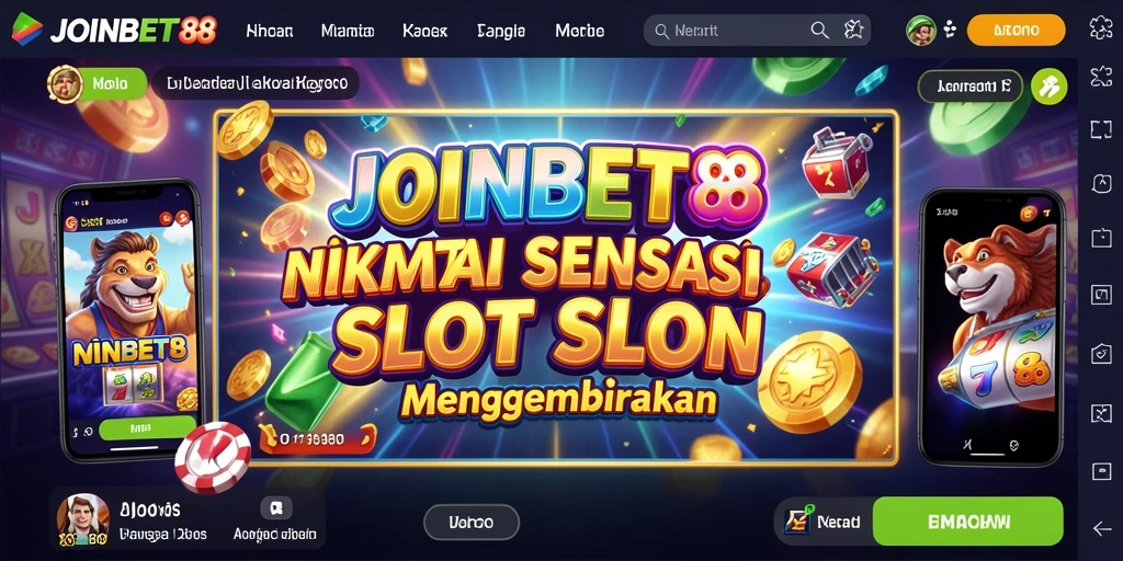 Tampilan gameplay Slot dalam JOINBET88 yang penuh warna dan menarik.