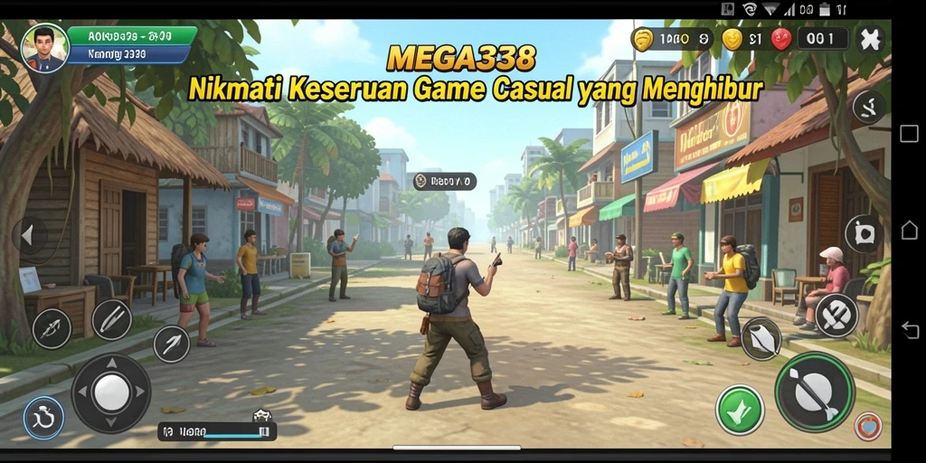 Tampilan gameplay menarik dari game Casual MEGA338.