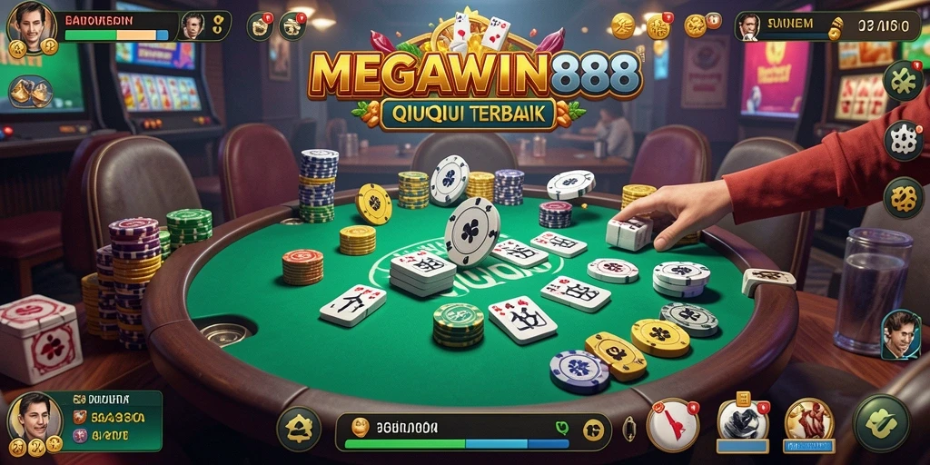 Tangkapan layar gameplay QiuQiu yang menarik di MEGAWIN888.