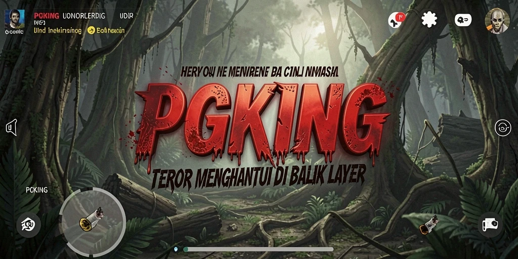 Gameplay PGKING dengan suasana mencekam dan menegangkan.