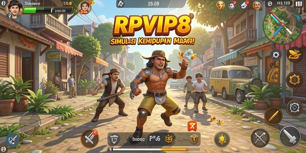 Tampilan gameplay RPVIP8 yang menarik dan interaktif.
