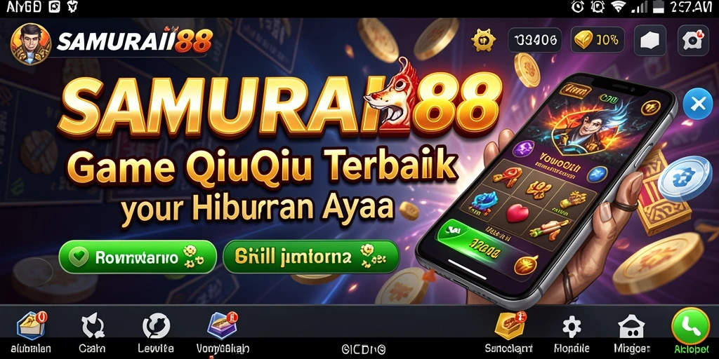 Tangkapan layar permainan QiuQiu yang menegangkan dan seru.