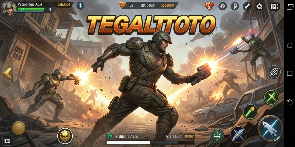 Tampilan action seru dari gameplay TEGALTOTO.
